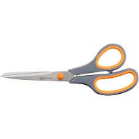 AmazonBasics - Tijeras con mango suave y cuchilla de titanio (20 cm- pack de 1)